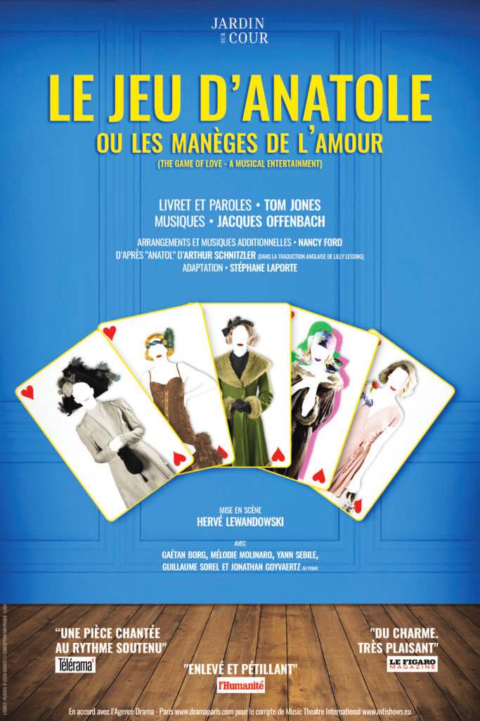 Affiche du spectacle musical "Le Jeu d'Anatole"