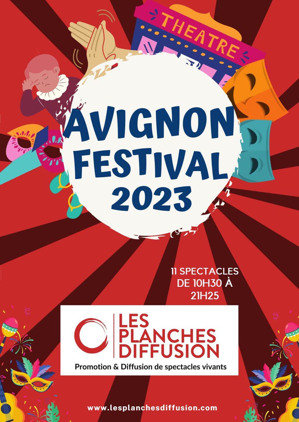 Catalogue Festival d'Avignon 2023 - Les Planches Diffusion