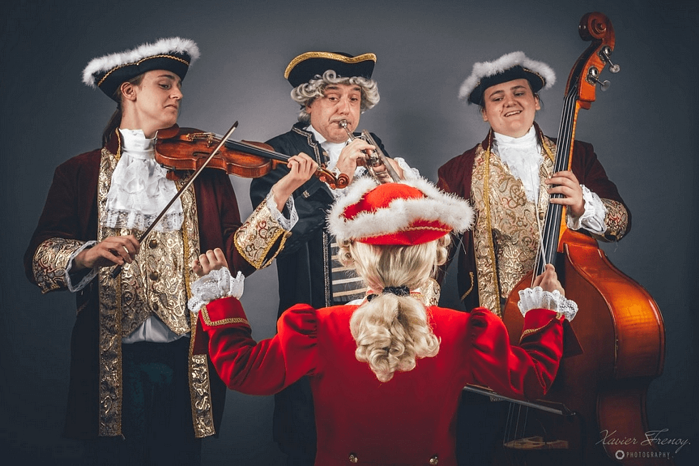 Photo de la famille Gillis dans "Mozart vs Mozart"