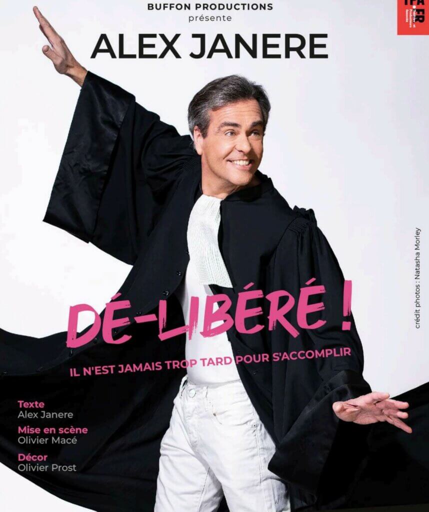 Affiche du seul en scène "Dé-libéré"