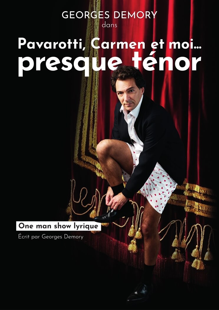Affiche du one-man show musical "Presque Ténor"
