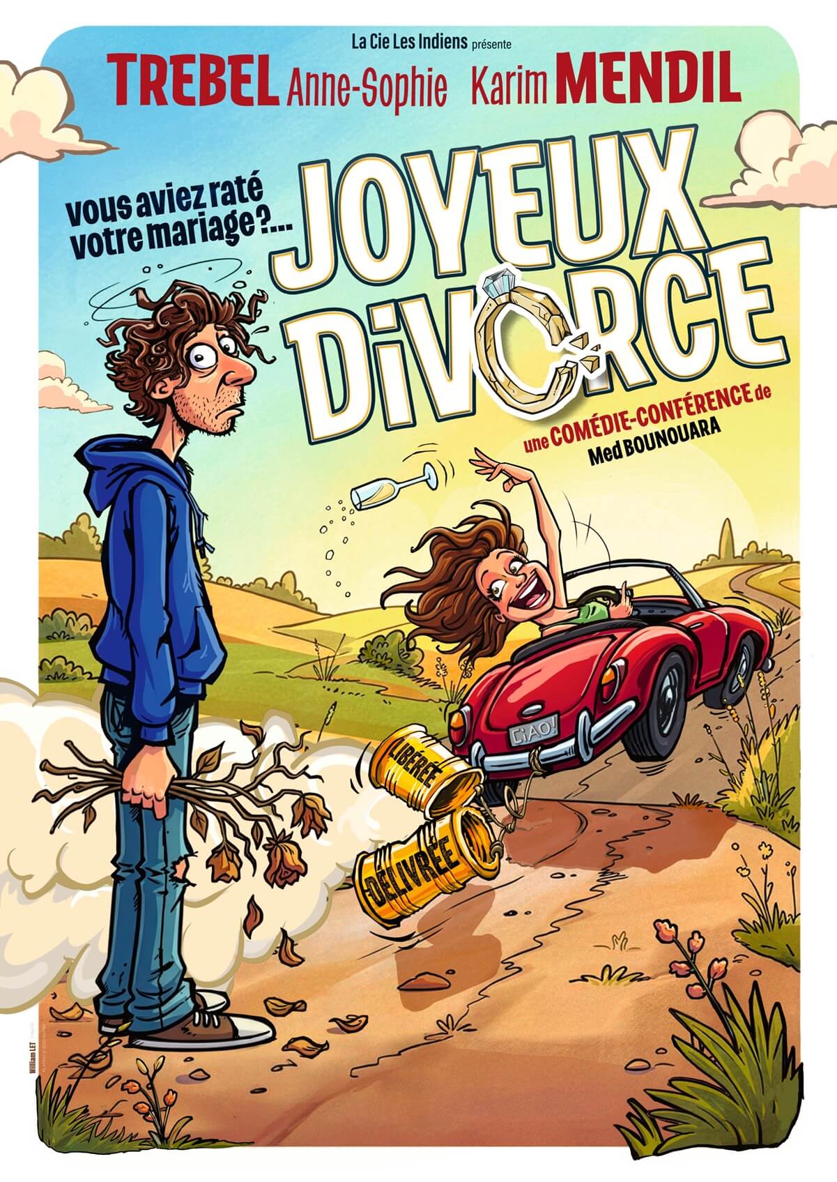 Affiche de la comédie "Joyeux Divroce"